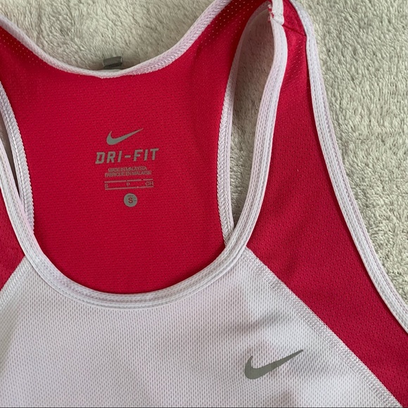 Nike Pink and White Tank Top - Picture 2 of 3